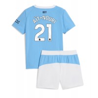 Manchester City Rayan Ait-Nouri #21 Domáci Detský futbalový dres 2025-26 Krátky Rukáv (+ trenírky)